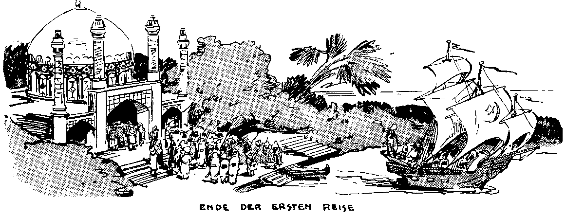 Ende der ersten Reise