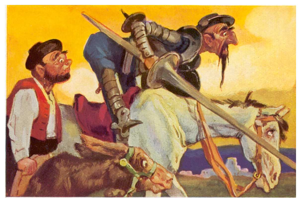 Bild 83. Don Quixote und Sancho Pansa