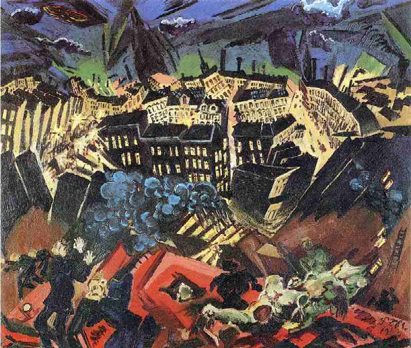 Illustration Meidner und Feininger Illustration Meidner und Feininger