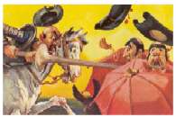 Don Quijote: Der Kampf mit den Pfäfflein